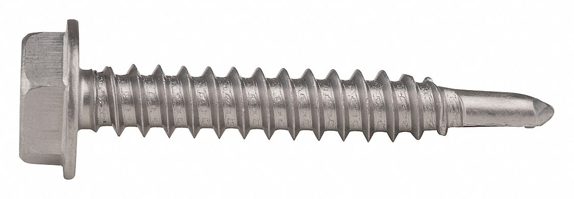 Drill Screw Hex #10 SS410 1.25 L PK50