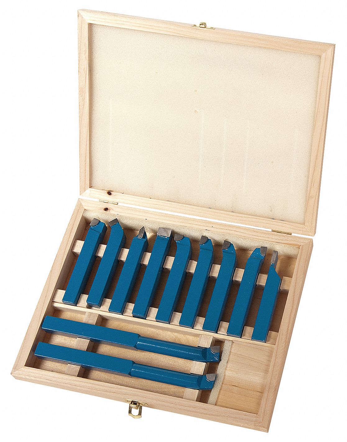 LATHE TOOL BIT SET, CARBIDE, 3/8 IN, 11 PC