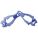 GLOVE HOLDER CLIP, PLASTIC, 6½ IN L, 0.5 IN MAX CLIP OPENING, SQUIDS 3400, BLUE