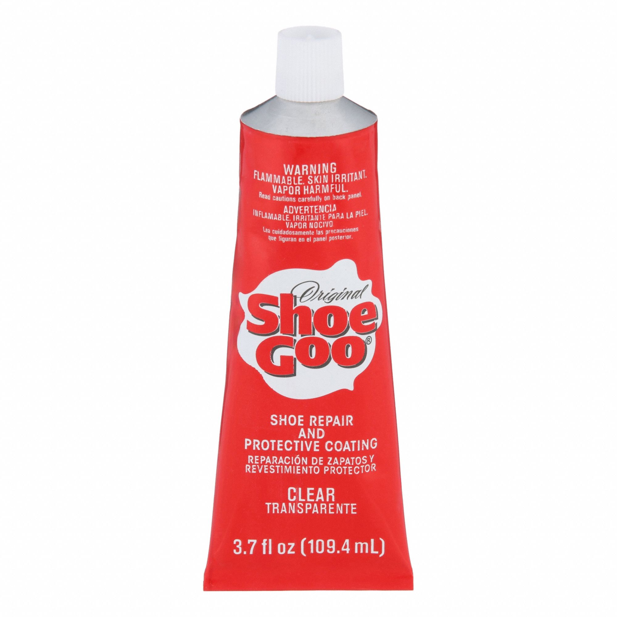 Shoe Repair Glue: Shoe GOO®, 3.7 fl oz Container Size, Tube, Clear