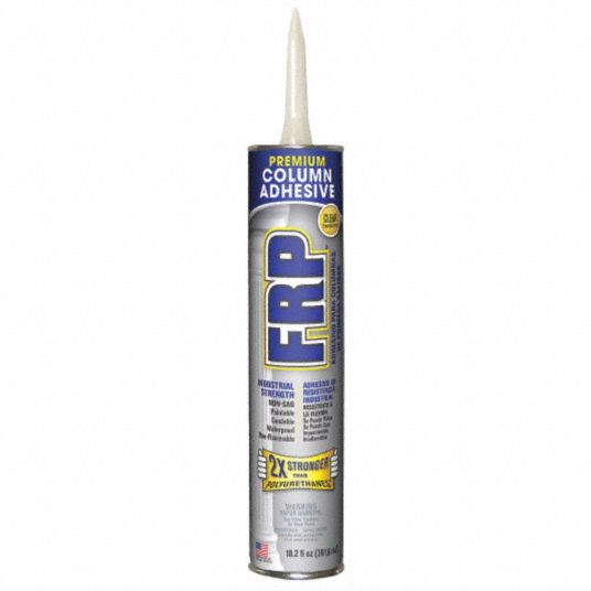 FRP Clear FRP Adhesive, 10.2 oz, Cartridge, HVAC and Electrical