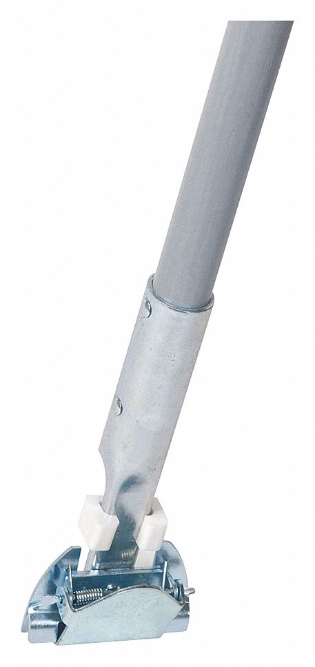 DUST MOP HANDLE,60 IN L,GRAY