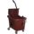 MOP BUCKET AND WRINGER,BROWN,SIDE P