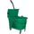 MOP BUCKET AND WRINGER,GREEN,SIDE P