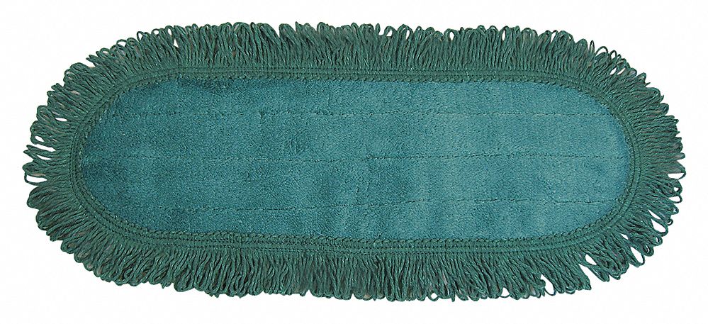 DUST MOP,GREEN,MICROFIBER