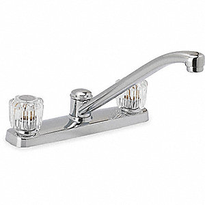 KITCHEN FAUCET,LEVER HANDLES, 9 IN.