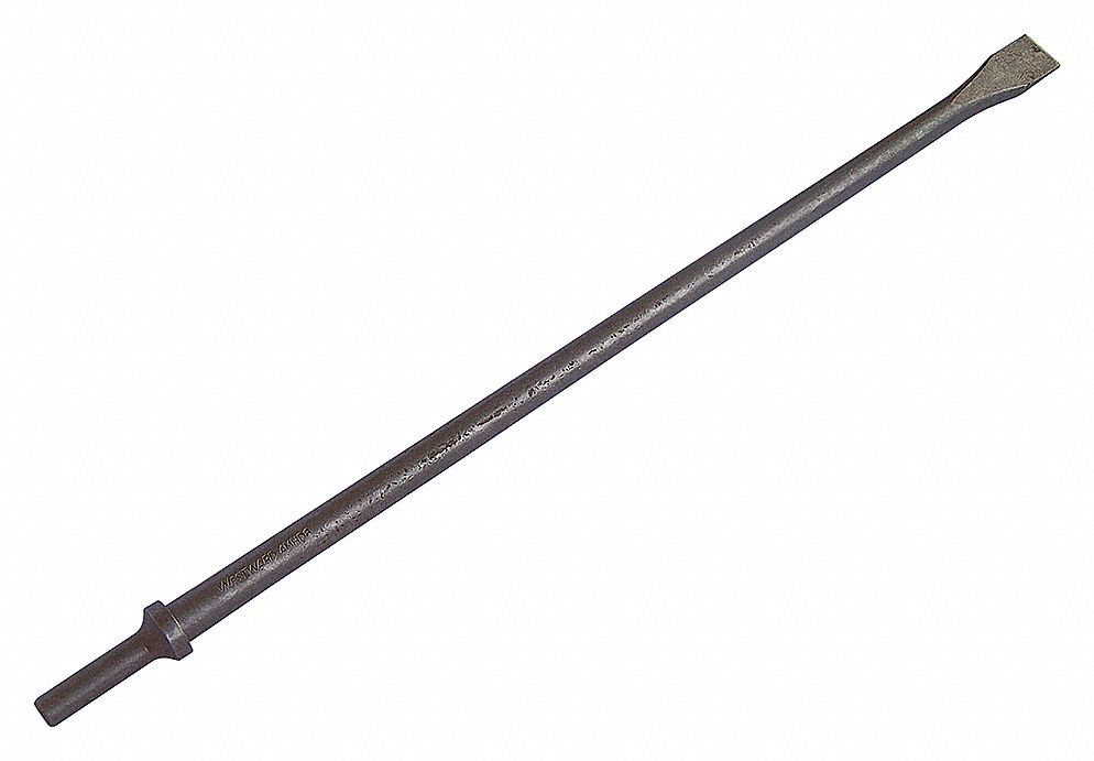 FLAT RIVET CHISEL,0.401 IN.,18 IN.,