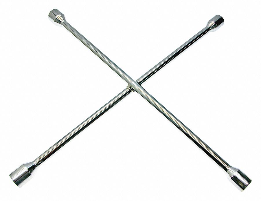 LUG NUT WRENCH,4 WAY,L 20 IN