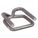 STRAPPING BUCKLE, FITS ½ IN STRAP W, 7/64 IN SEAL THICK, STEEL, REGULAR DUTY SEALS, 1,000 PK