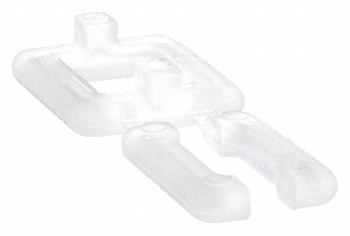 STRAPPING BUCKLE, PLASTIC, REGULAR DUTY SEALS, 250 PK