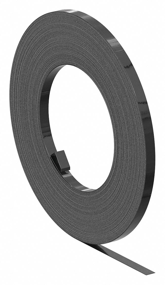 STEEL STRAPPING, 0.023 IN STRAPPING THICKNESS, 2,025 LB BREAK STRENGTH, RIBBON