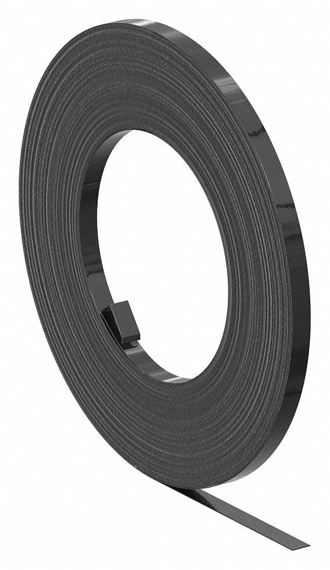 STEEL STRAPPING, 0.02 IN STRAPPING THICKNESS, 1,485 LB BREAK STRENGTH, RIBBON