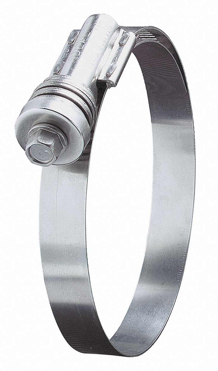 16P218 - Hose Clamp 1 to 1-3/4 In SAE 175 SS PK10