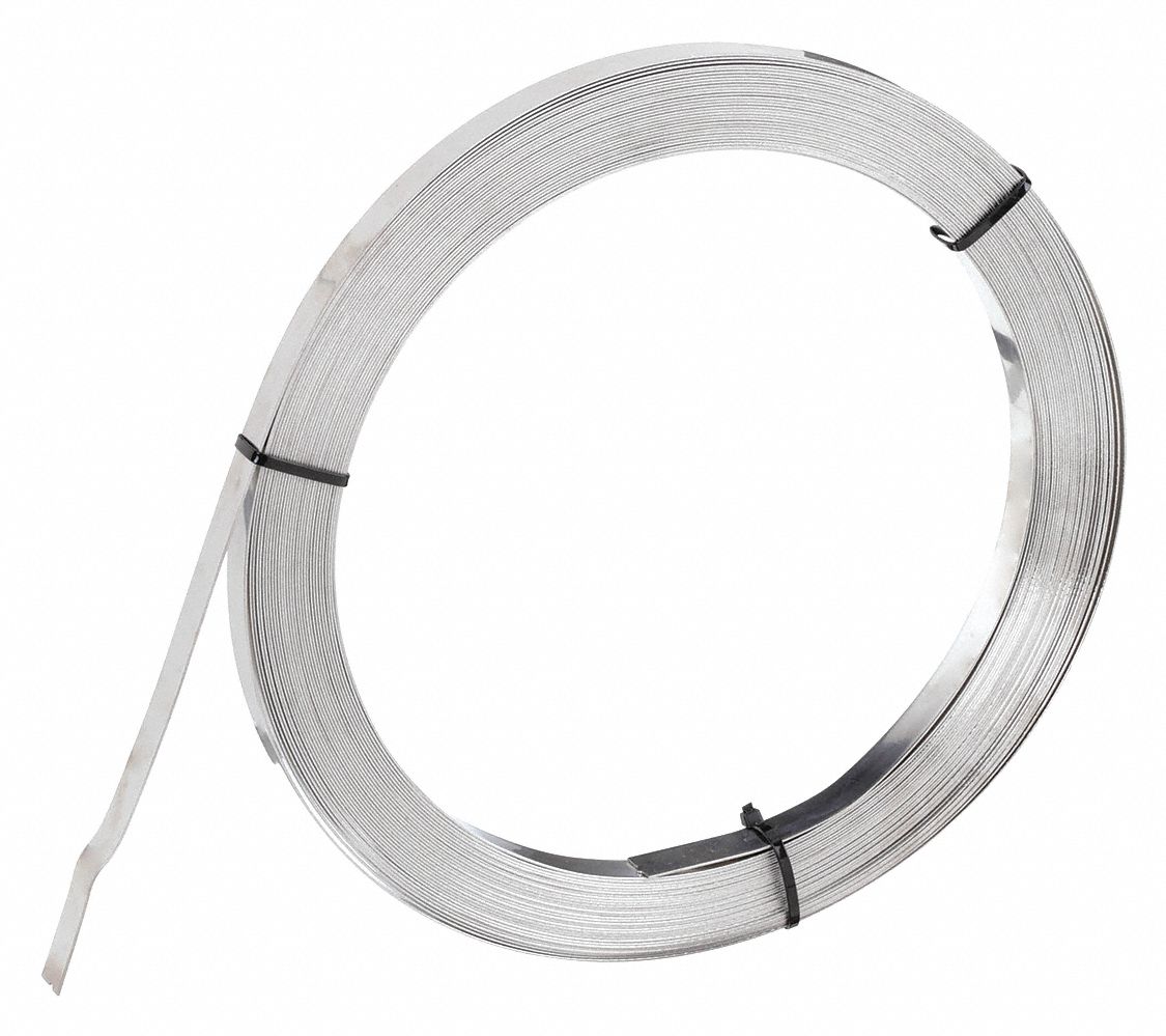 BAND-IT GIANT BAND, 201SS, 1IN X 100FT - Stainless Steel Strapping -  BNI16P350