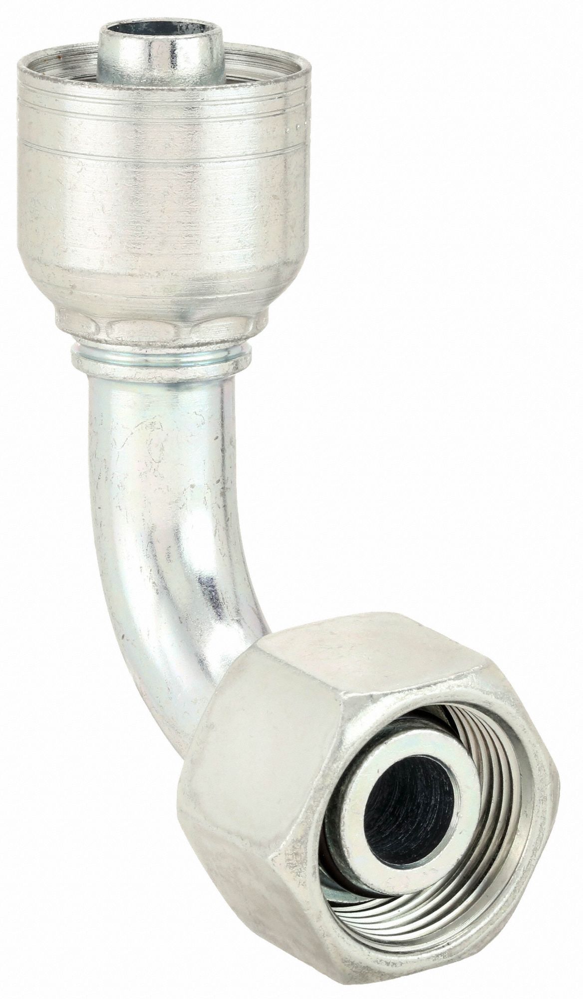 EATON AEROQUIP Hydraulic Crimp Fitting, Fitting Material Steel x Steel