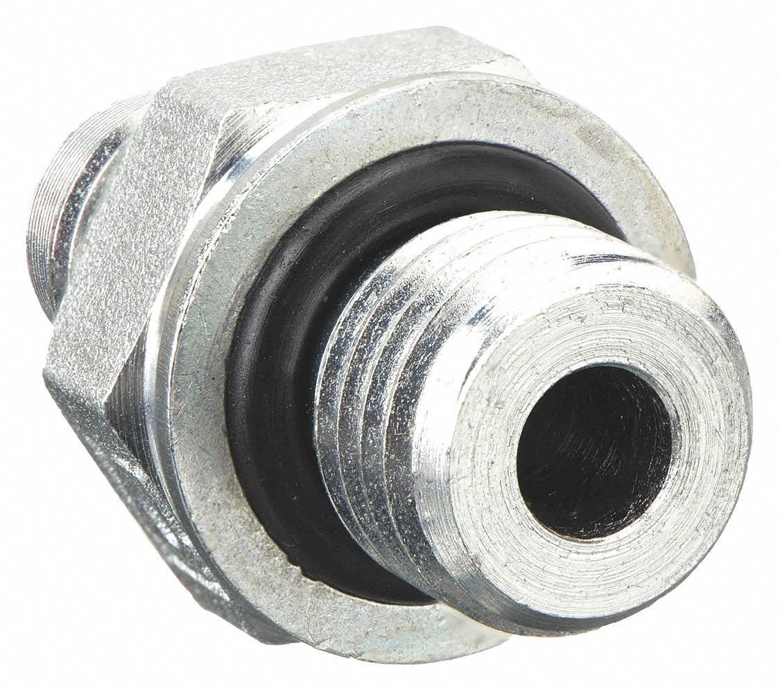 ADAPTALL Hydraulic Hose Adapter, Fitting Material Carbon Steel x Carbon