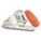 COUP TISSU BOUCL,IN,6 PO,ORANGE