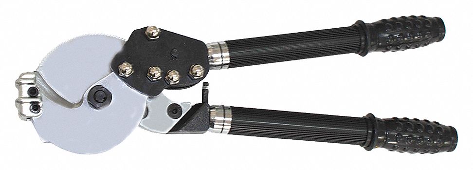 CABLE CUTTER, RUBBER HANDLE, SHEAR, 18 3/4 IN OVERALL L
