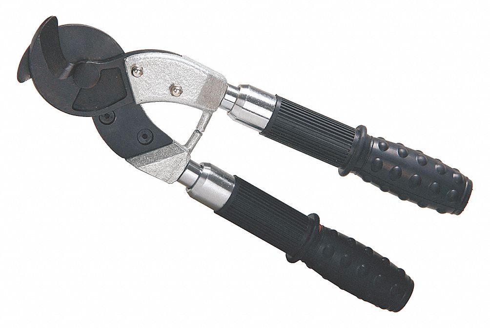 CABLE CUTTER, PLASTIC HANDLE, STRAIGHT, FOR 300 KCMIL MAX DIA ALUMINUM ELECTRIC CABLE