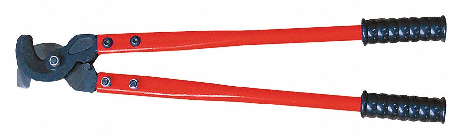 CABLE CUTTER, PLASTIC HANDLE, STRAIGHT, FOR 500 KCMIL MAX DIA ALUMINUM ELECTRIC CABLE