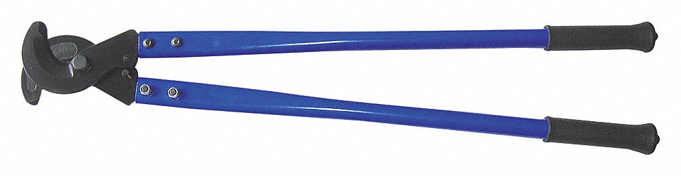 CABLE CUTTER, STEEL HANDLE, SHEAR, FOR 2 1/4 IN MAX DIA DATA CABLE, 31 1/2 IN OVERALL L