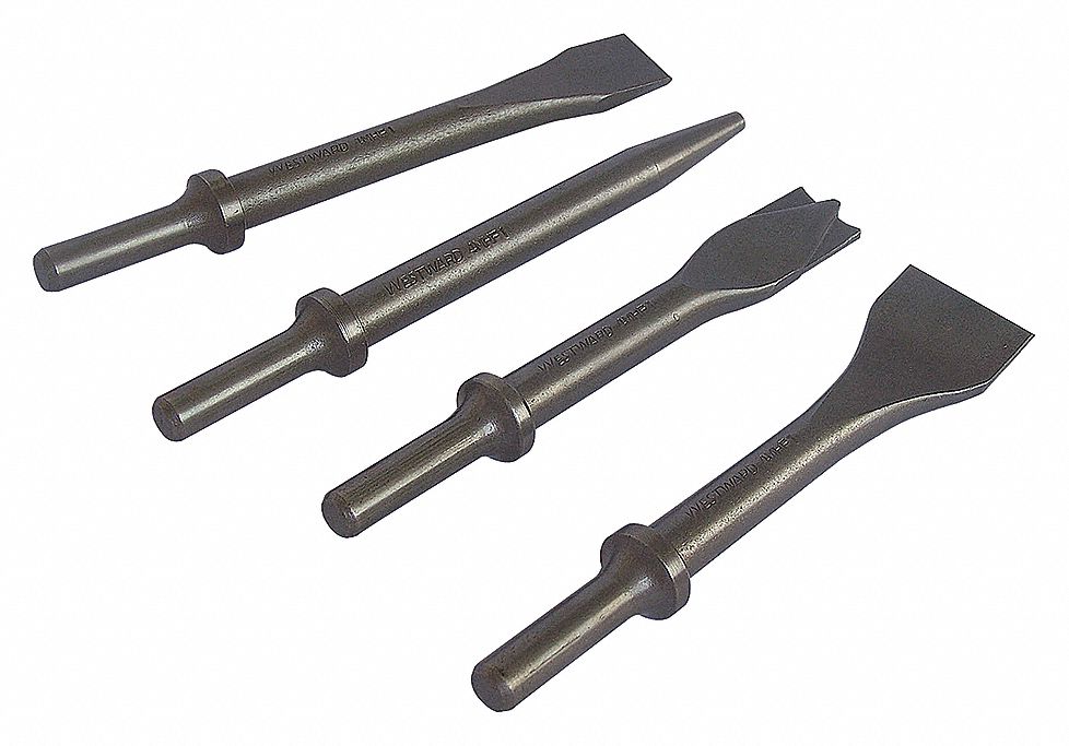 CHISEL SET,0.401 IN.,7 IN.,ROUND