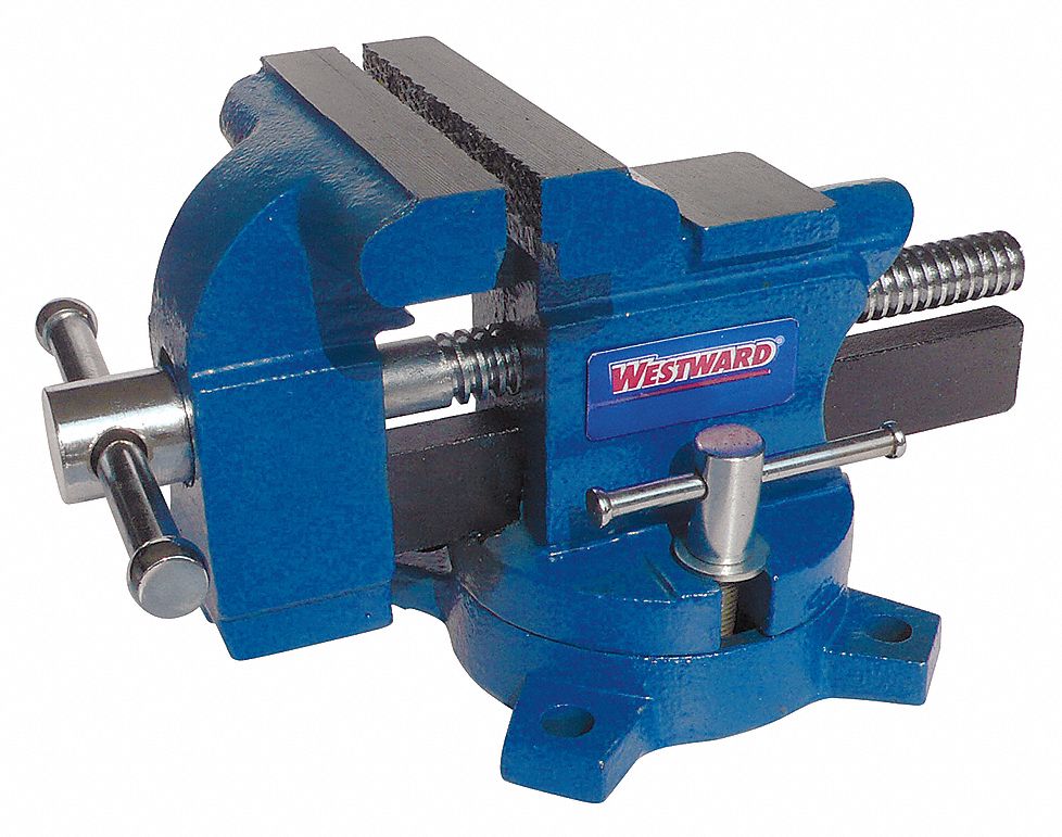 BENCH VISE,PORTABLE SWIVEL BASE,3-1