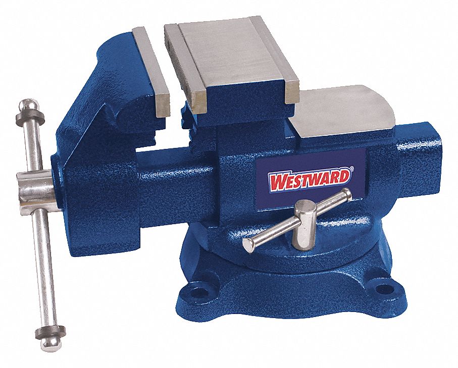 WESTWARD BENCH VISE MECHANICS SWIVEL 5-1 2 I - Bench Vises 