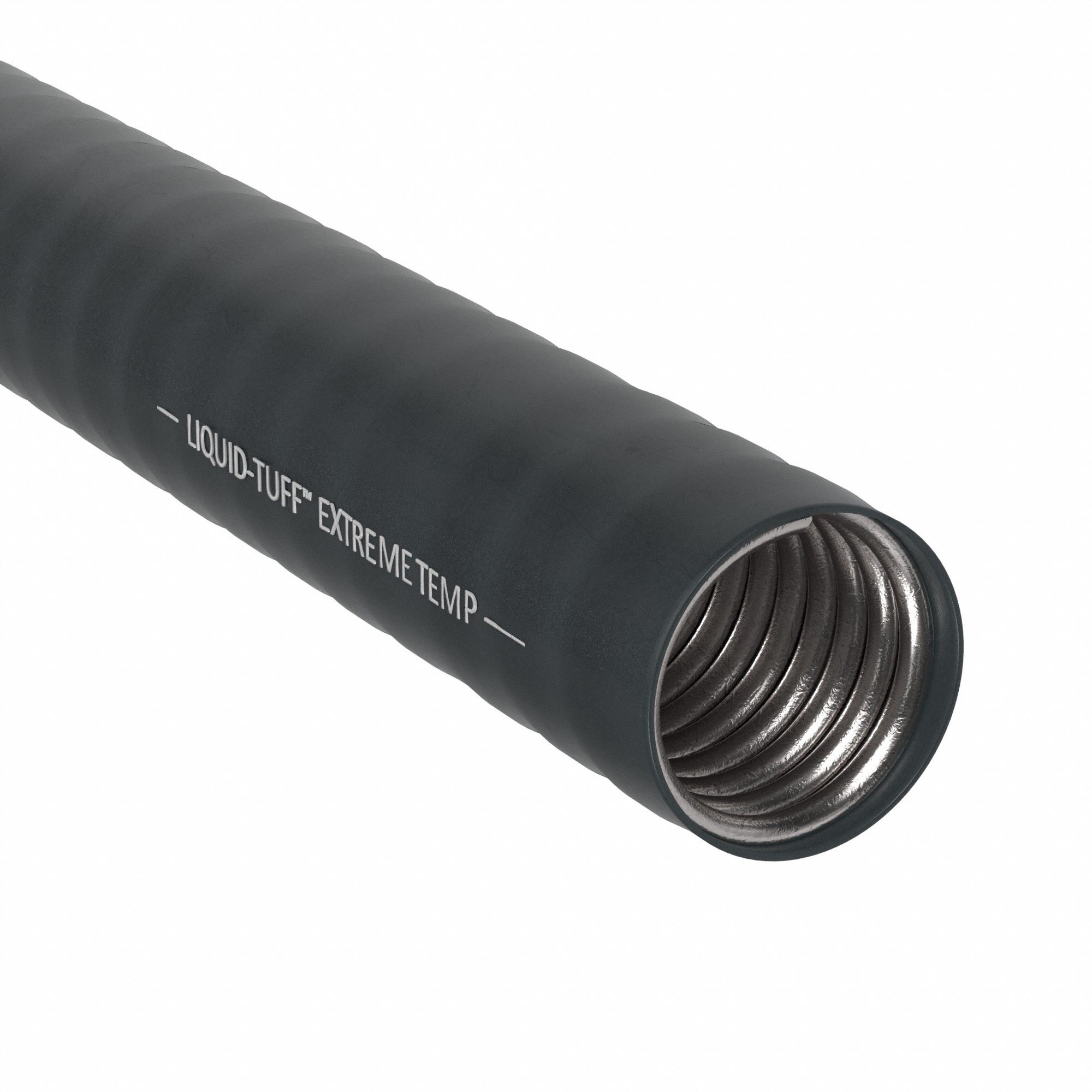 LIQUID-TIGHT FLEX METAL CONDUIT, ½ IN TRADE SIZE, BLACK, 50 FT NOMINAL L, 6800