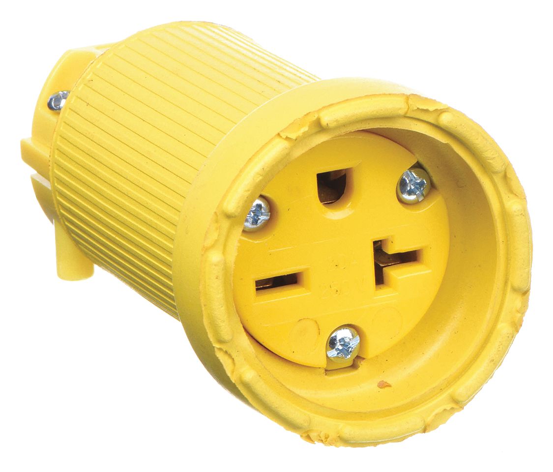 CONNECTOR 2P 3W GROUNDED NEMA 6-20C