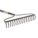 SEAL-COATED WOOD BOW RAKE, 3 IN.TIN