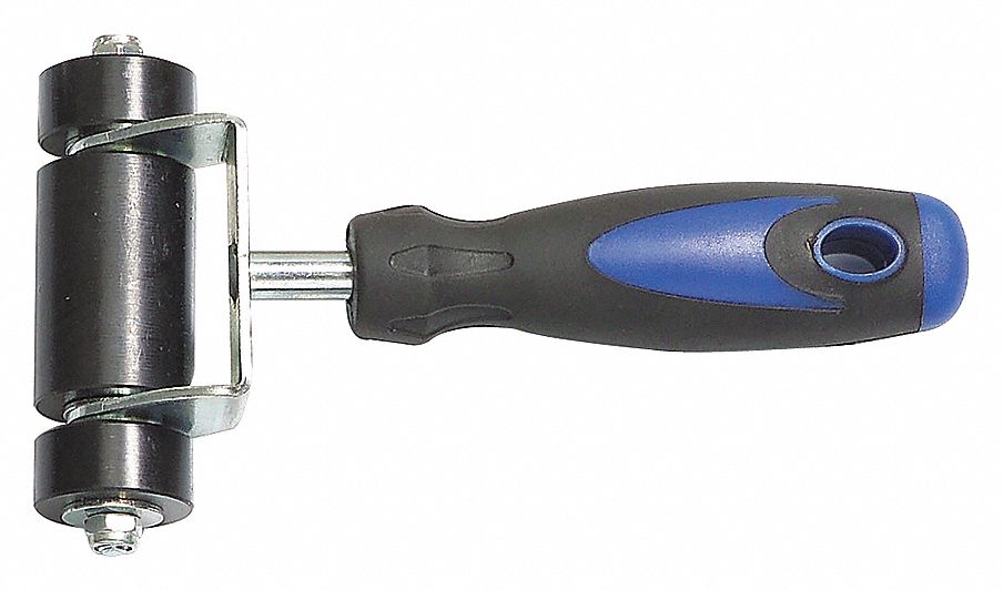 CARPET SEAM ROLLER,3-1/2 IN,STL,SMO