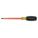 INSULATED SQUARE SCREWDRIVER, #3 TIP SIZE, 10 1/4 IN OVERALL L, 6 IN SHANK L