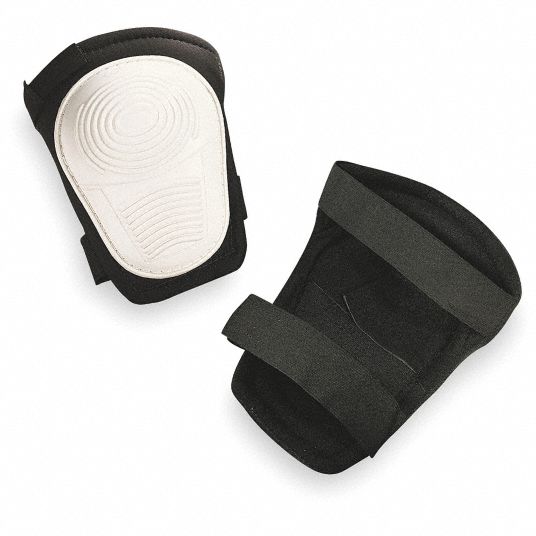 CLC Nonskid 2Strap Knee Pads, Black/White, Universal 5LF31V234
