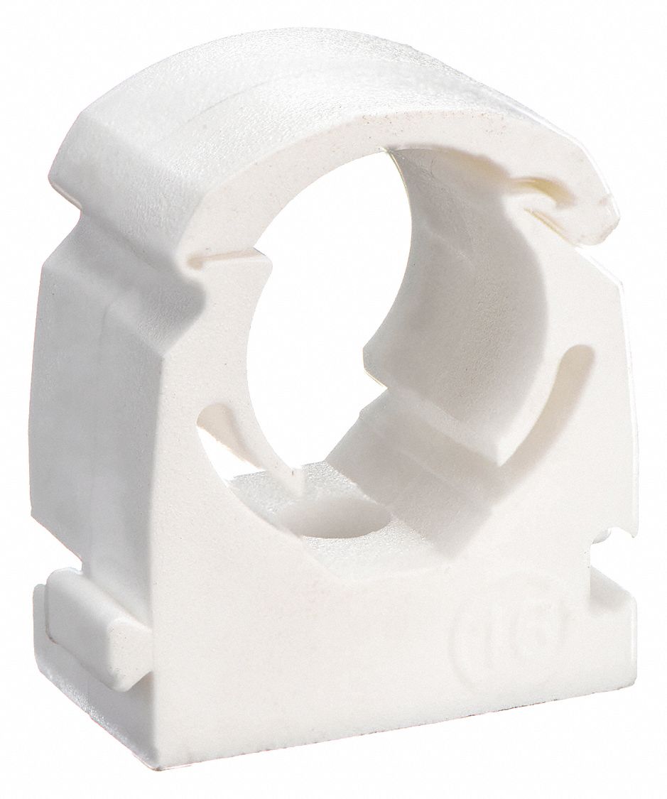 CLIP,1/2 IN,PEX,WHITE