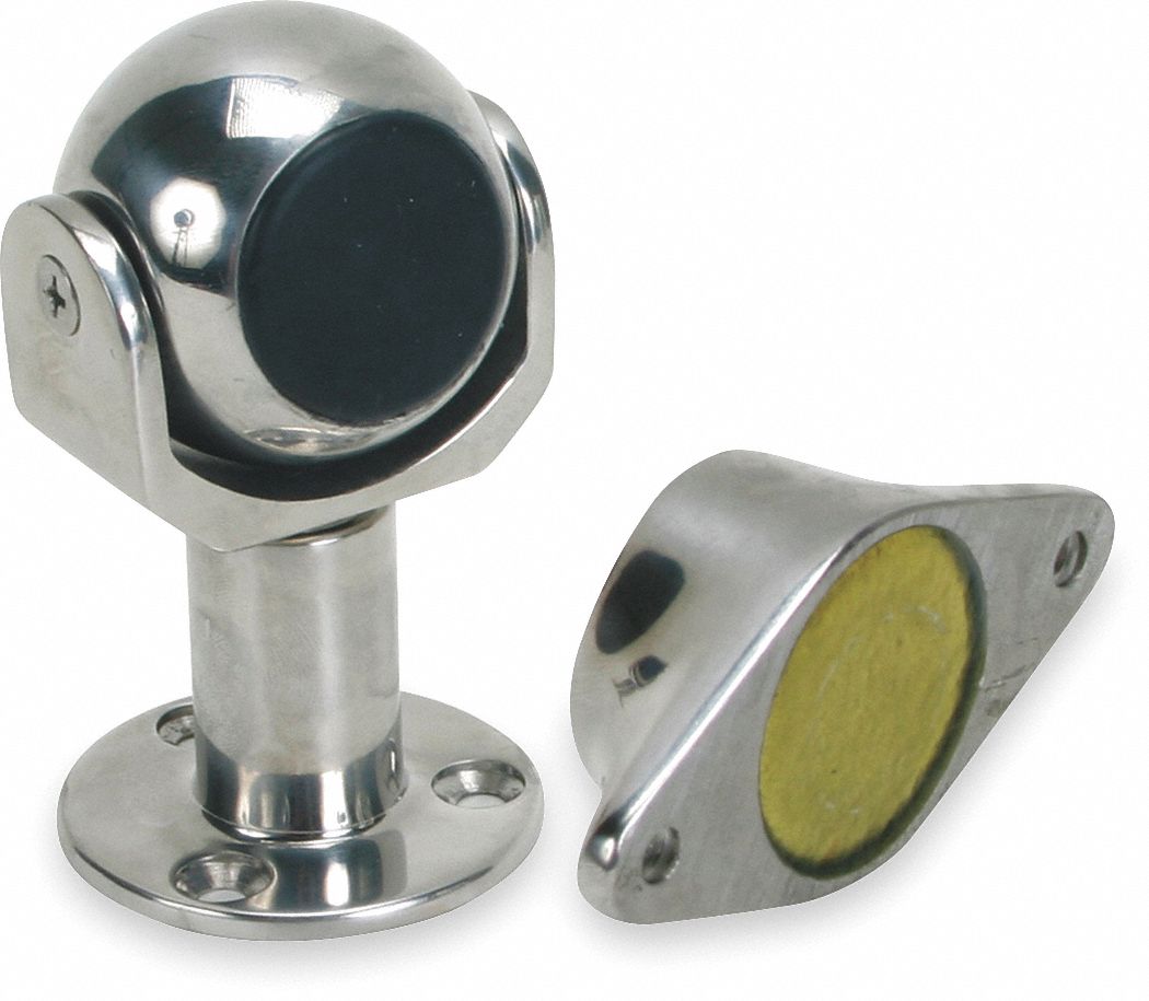 Grainger Approved Magnetic Door Holder Stainless Stee Automatic
