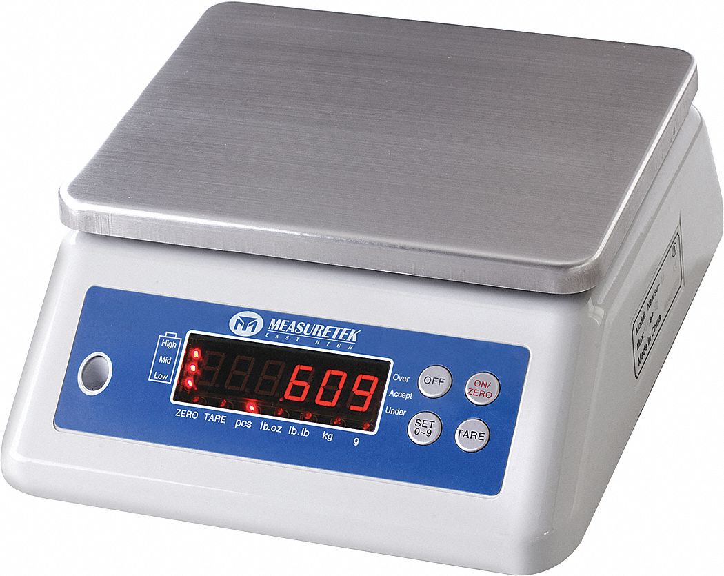 WASHDOWN SCALE,SS PLTFRM,3KG/6.6 LB