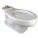 CHILD TOILET BOWL: AMERICAN STD BABY DEVORO FLOWISE, 1.28/1.6 GPF, ROUND BOWL