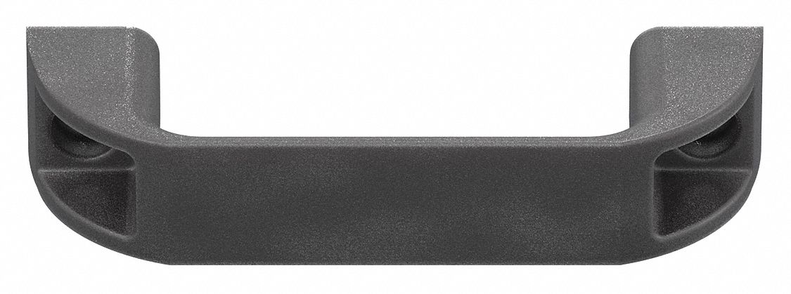 Handle: 10 Series, Inch, Glass-Filled Nylon, Black, Drop-In, 4 13/32 in x 5/8 in