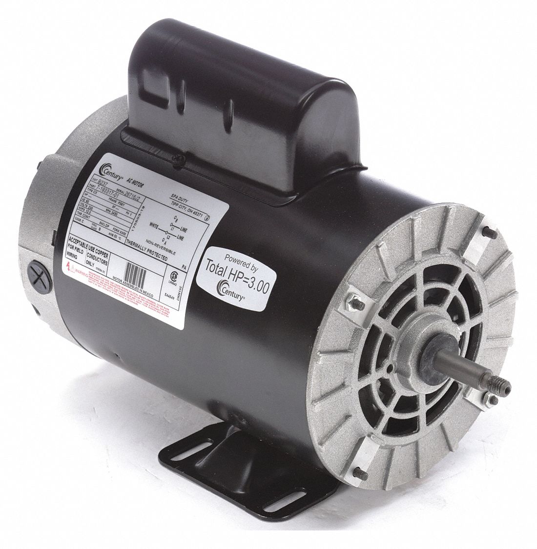 3hp pool pump motor