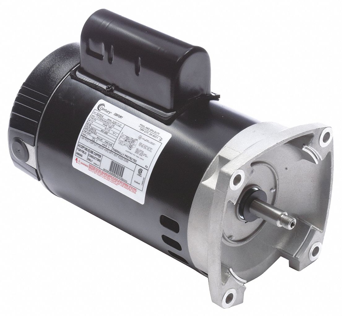 CENTURY, Face Mounting, 1/2 HP, Pool and Spa Pump Motor 16U440|B2854V1  Grainger