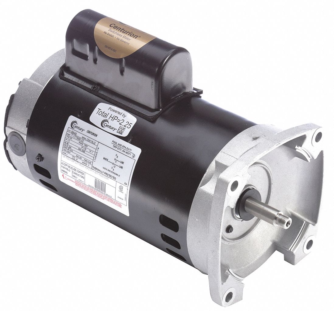 Century 1 Hp Single Speed Up Rate Replacement Motor B2853 The Home Depot