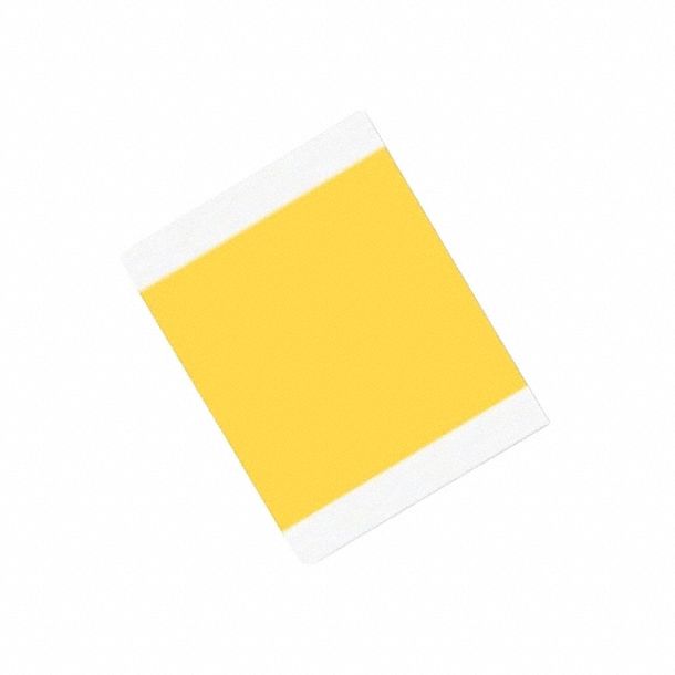 Film Tape: Square, 2 in Wd, 2 in Lg, 2.5 mil Thick, Polyimide Film, Silicone, Brown, 15 PK