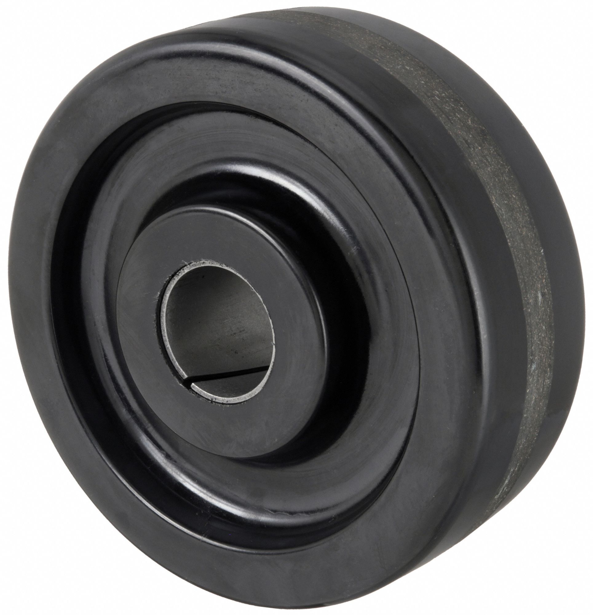 Caster Wheel: 8 in Wheel Dia., 3 in Wheel Wd, Phenolic, 2, 500 lb Load Rating, Std