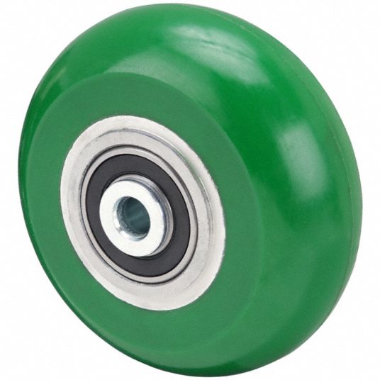 6 in Wheel Dia., 2 in Wheel Wd, Polyurethane Tread on Aluminum Core ...