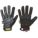 M-PACT MECHANICS GLOVES, L (10), FULL FINGER, SYNTHETIC LEATHER, TPR, BLACK