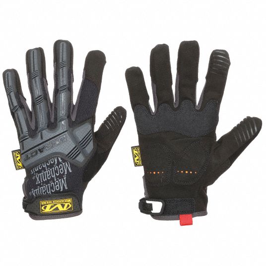 (MCXMPT58009) M-Pact Impact Protection Gloves, Black/Grey, Medium