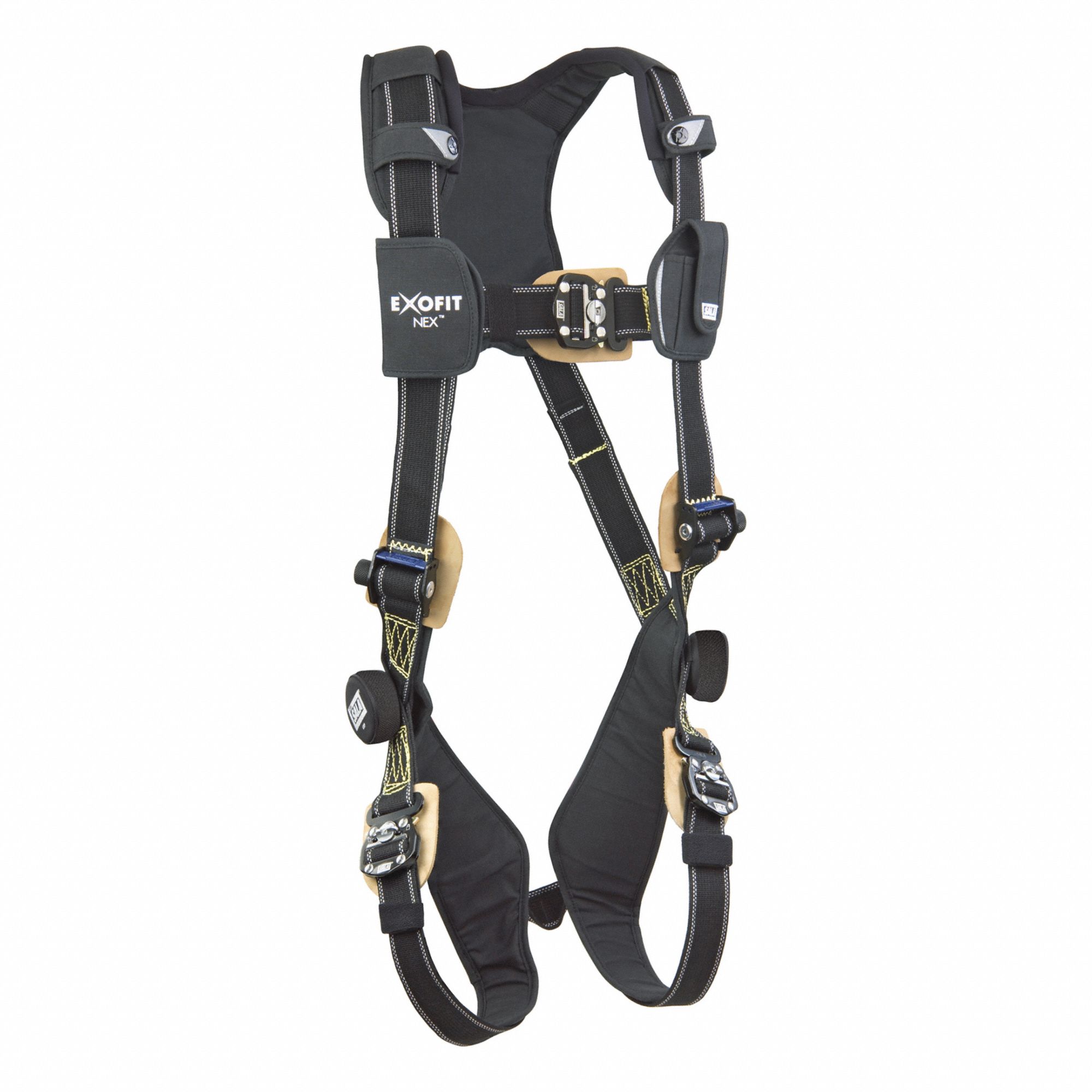Full Body Harness: Arc Flash, Vest Harness, Quick-Connect / Quick-Connect, Cam, 2XL