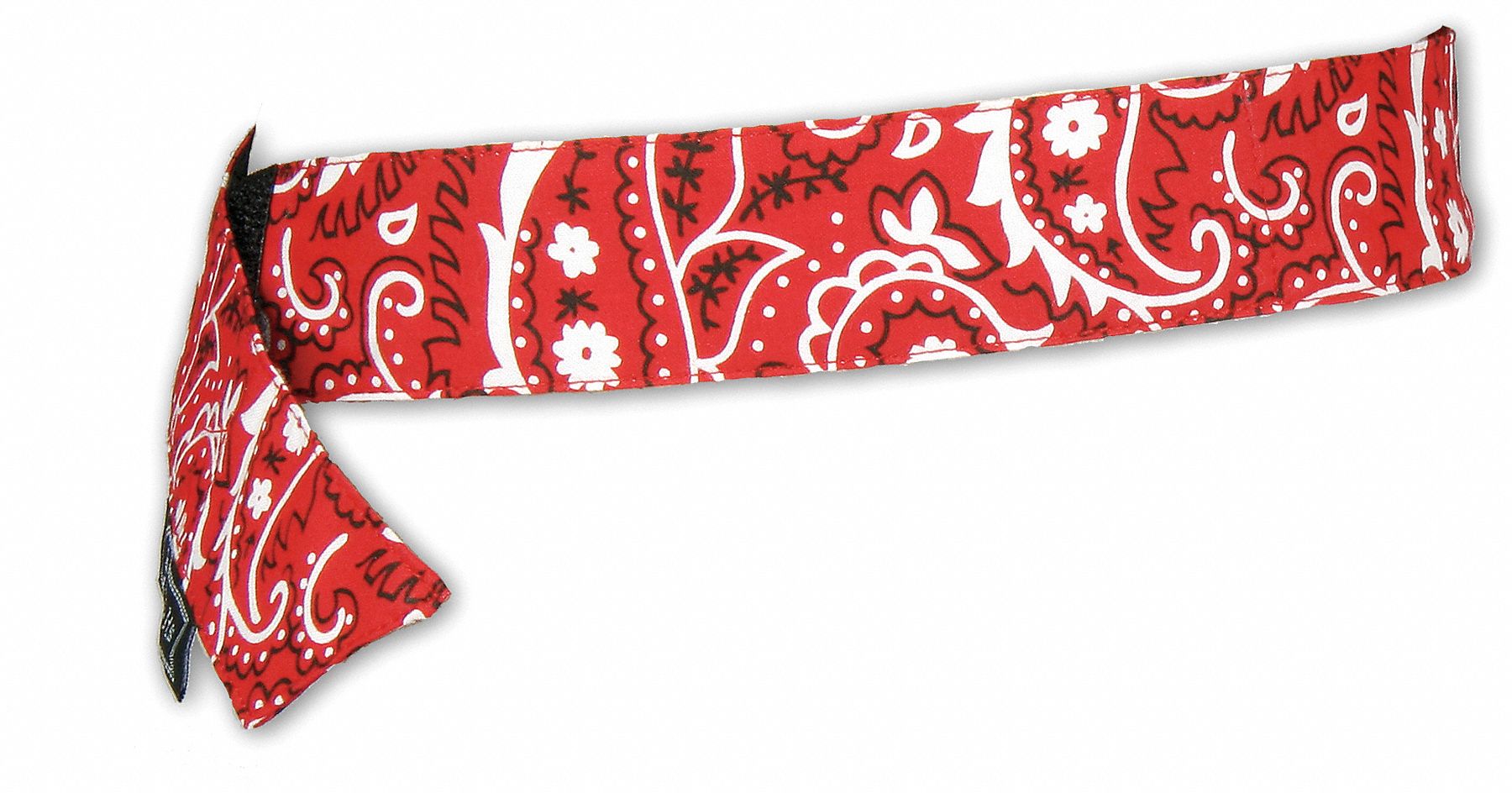 6705CT BANDANA, RED, UNIVERSAL, 35½ X 2 IN, COTTON, PVA, EVAPORATIVE, UP TO 4 HR