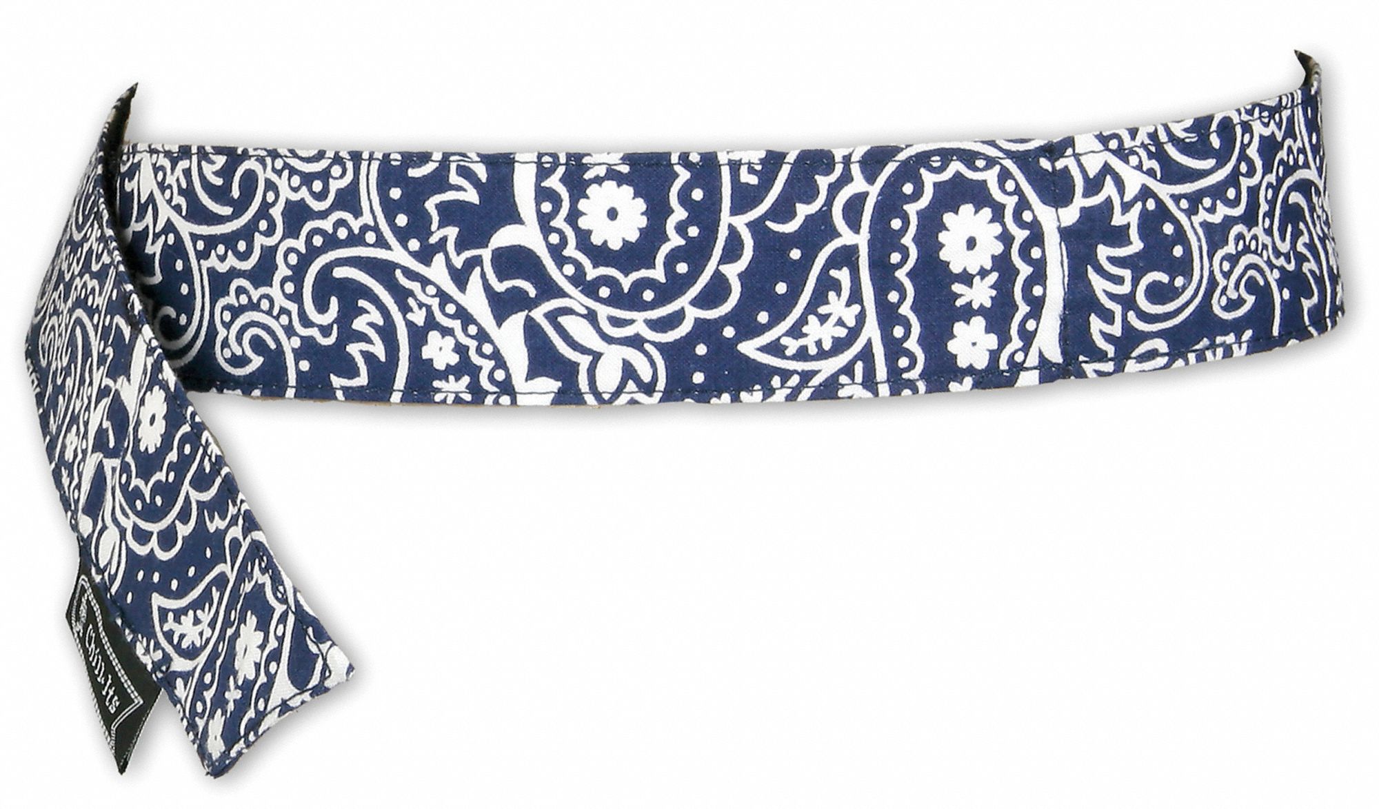 6705CT BANDANA, NAVY, UNIVERSAL, 35½ X 2 IN, COTTON, PVA, EVAPORATIVE, HOOK & LOOP